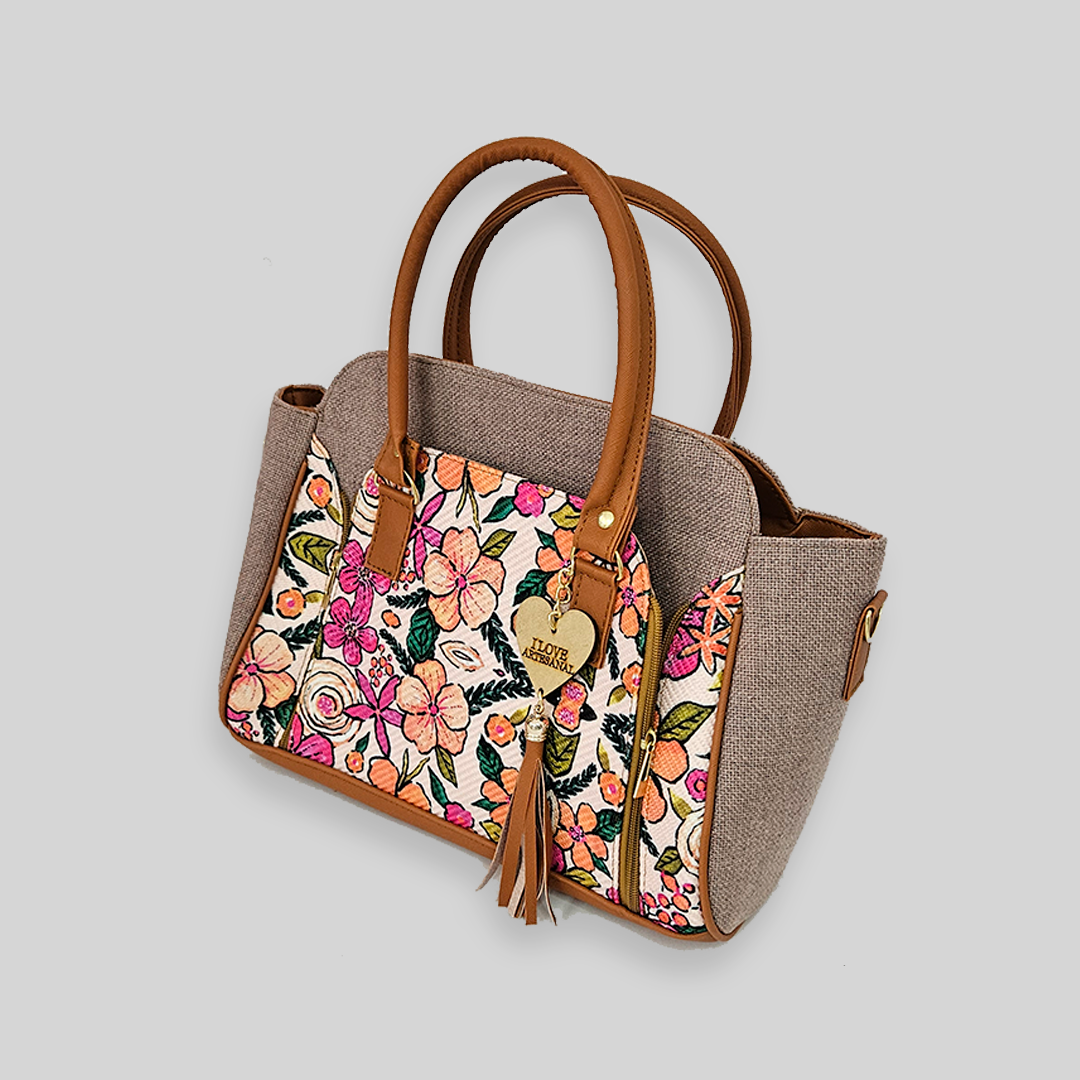 Bolsa artesanal - Primavera vintage