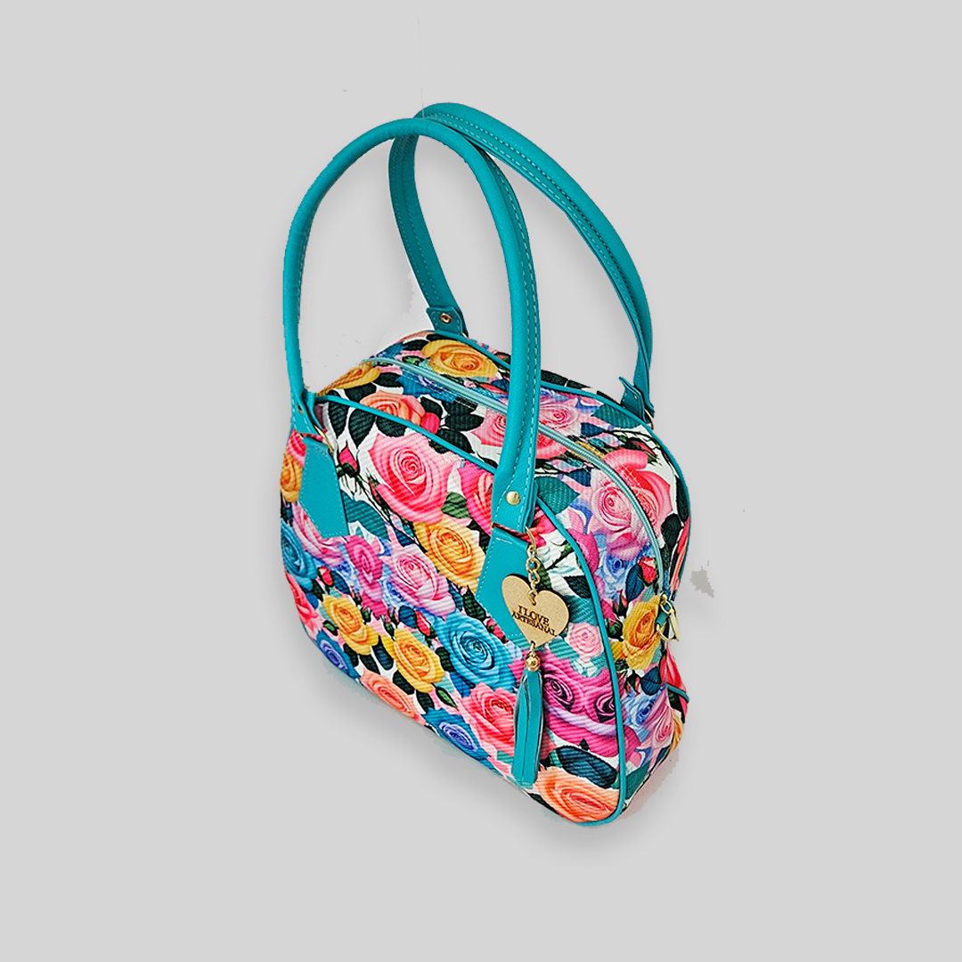 Bolsa artesanal - Rosas Colorfull
