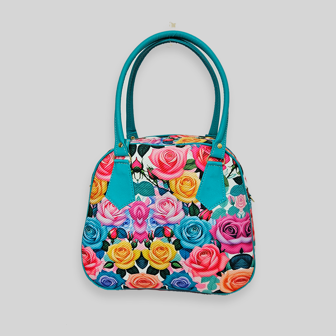 Bolsa artesanal - Rosas Colorfull