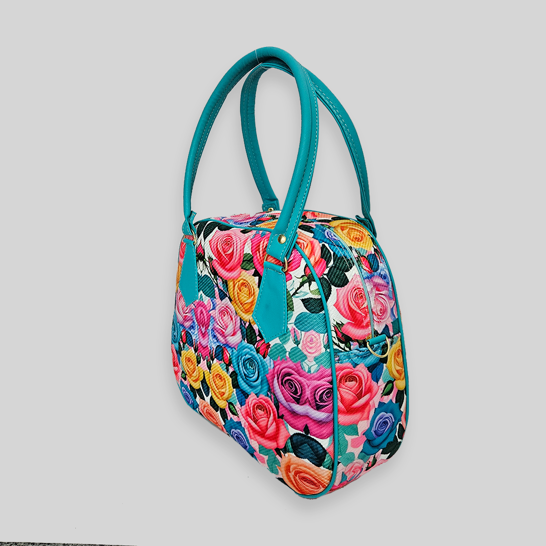 Bolsa artesanal - Rosas Colorfull