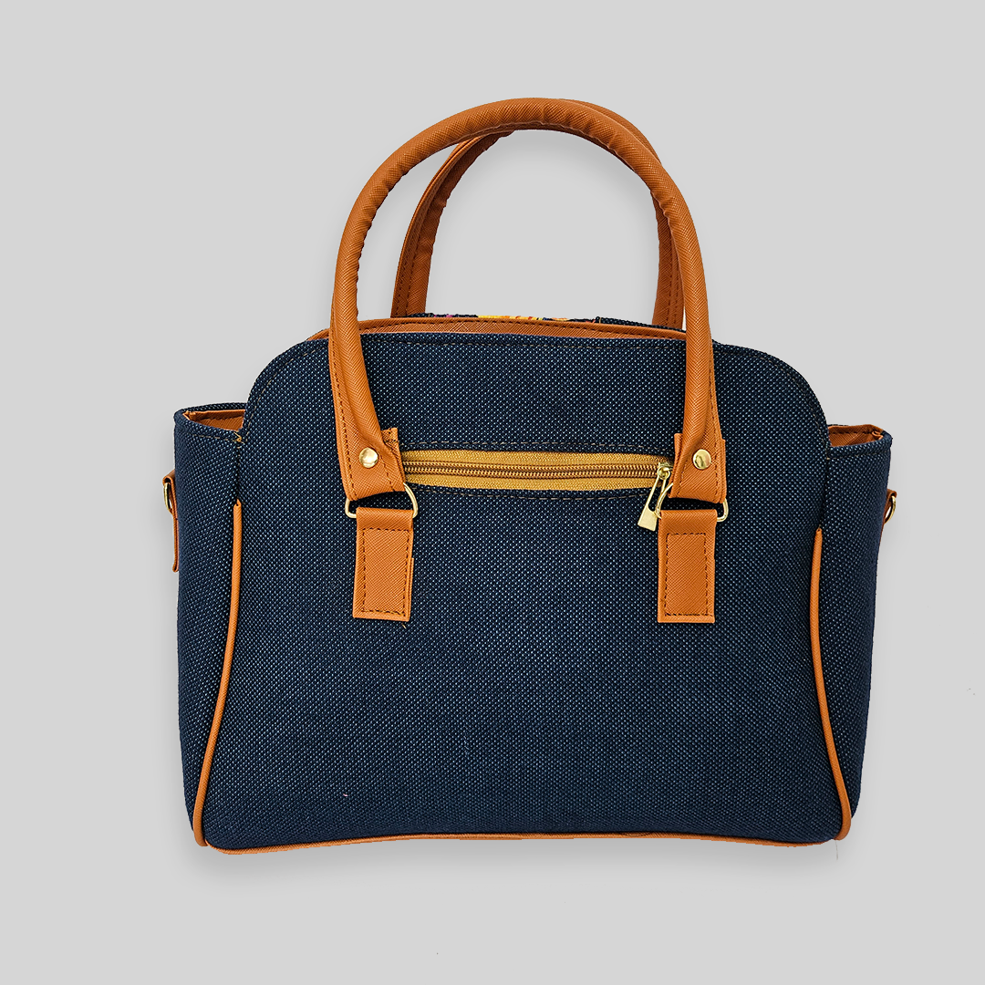 Bolsa artesanal - Franja Floral