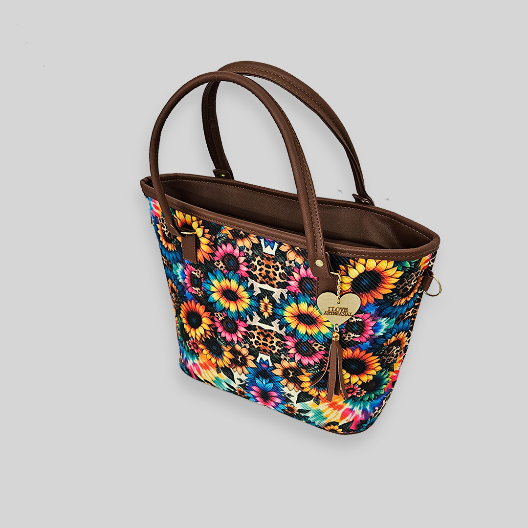Bolsa artesanal - Girasol Hipnotic 2