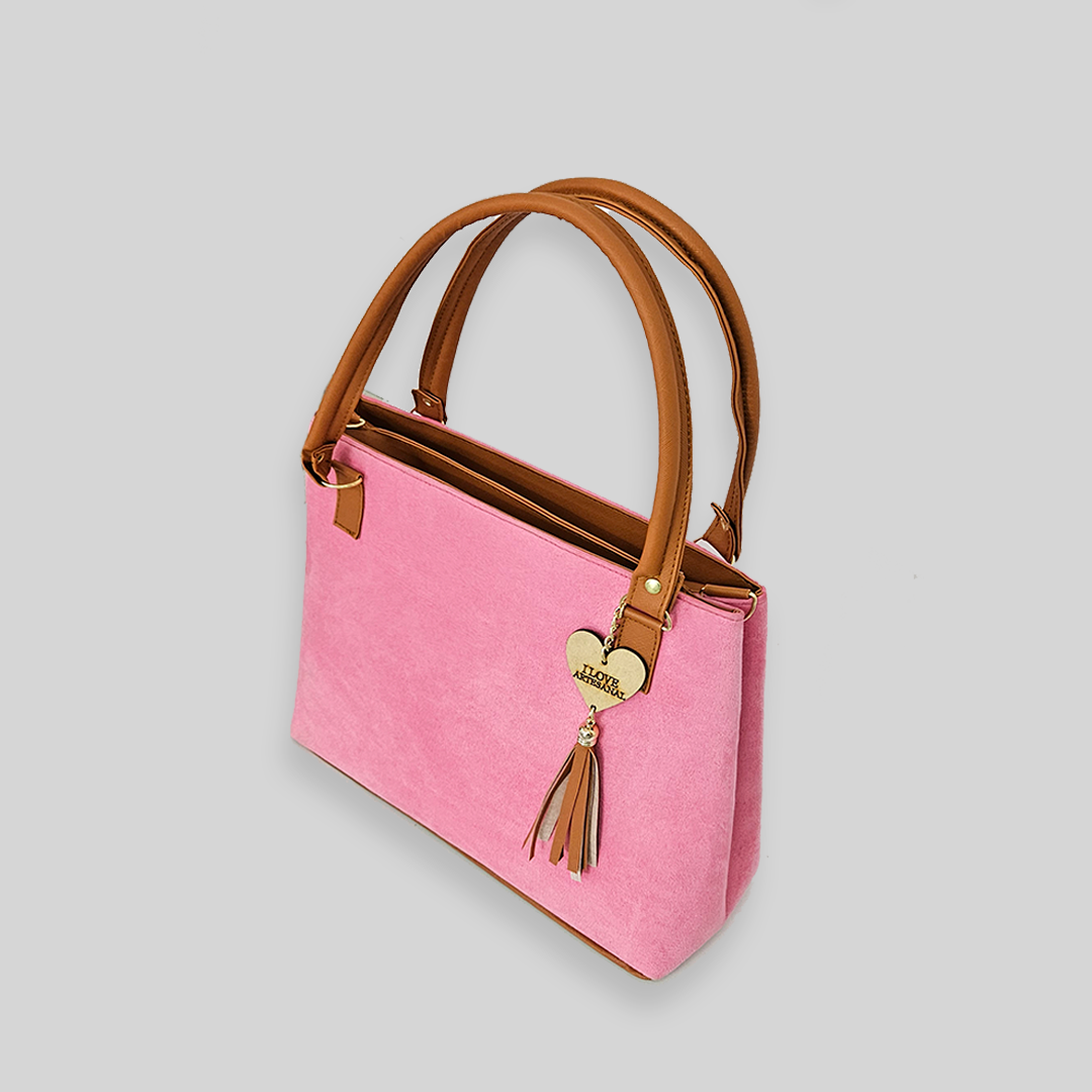 Bolsa artesanal - Rosa Sue