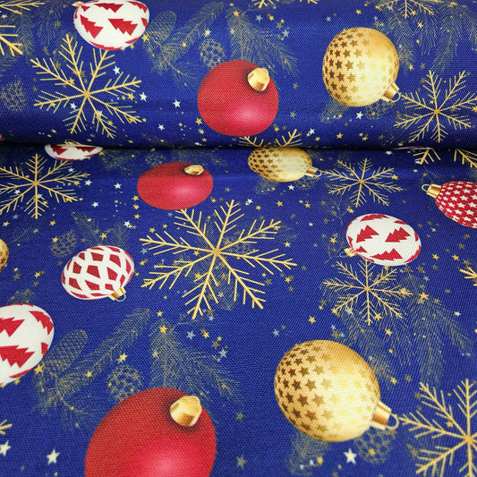 Half Panamá - Esferas y copos Azul