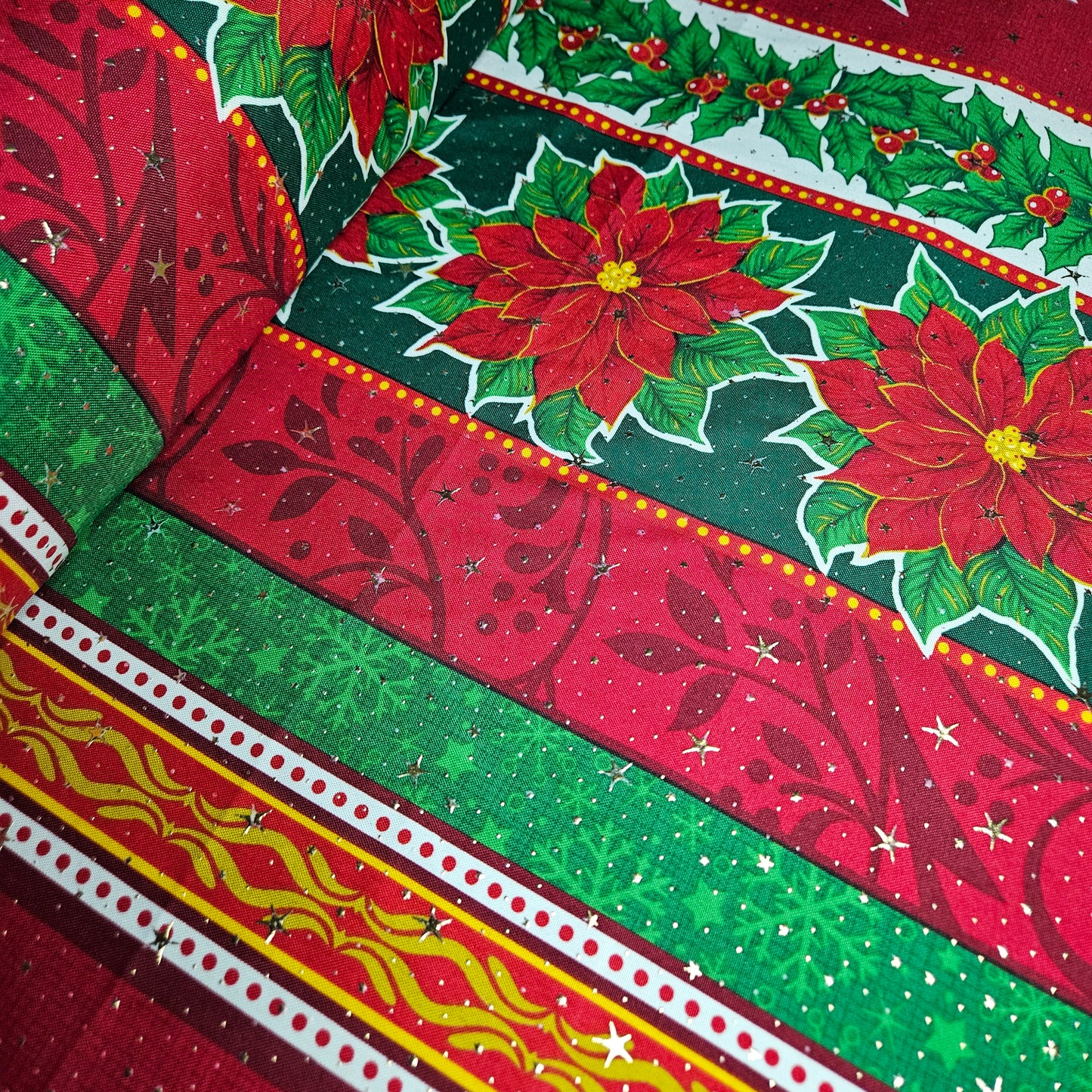 Navidad Dots - Franja roja NB