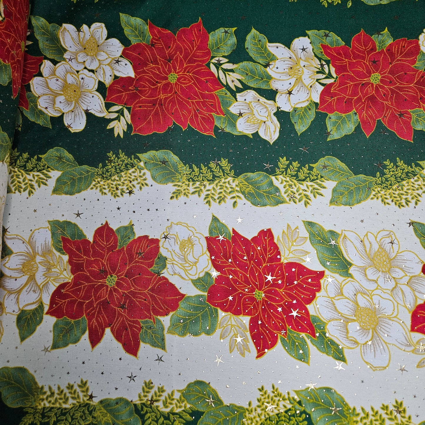 Navidad Dots - Franja Verde NB