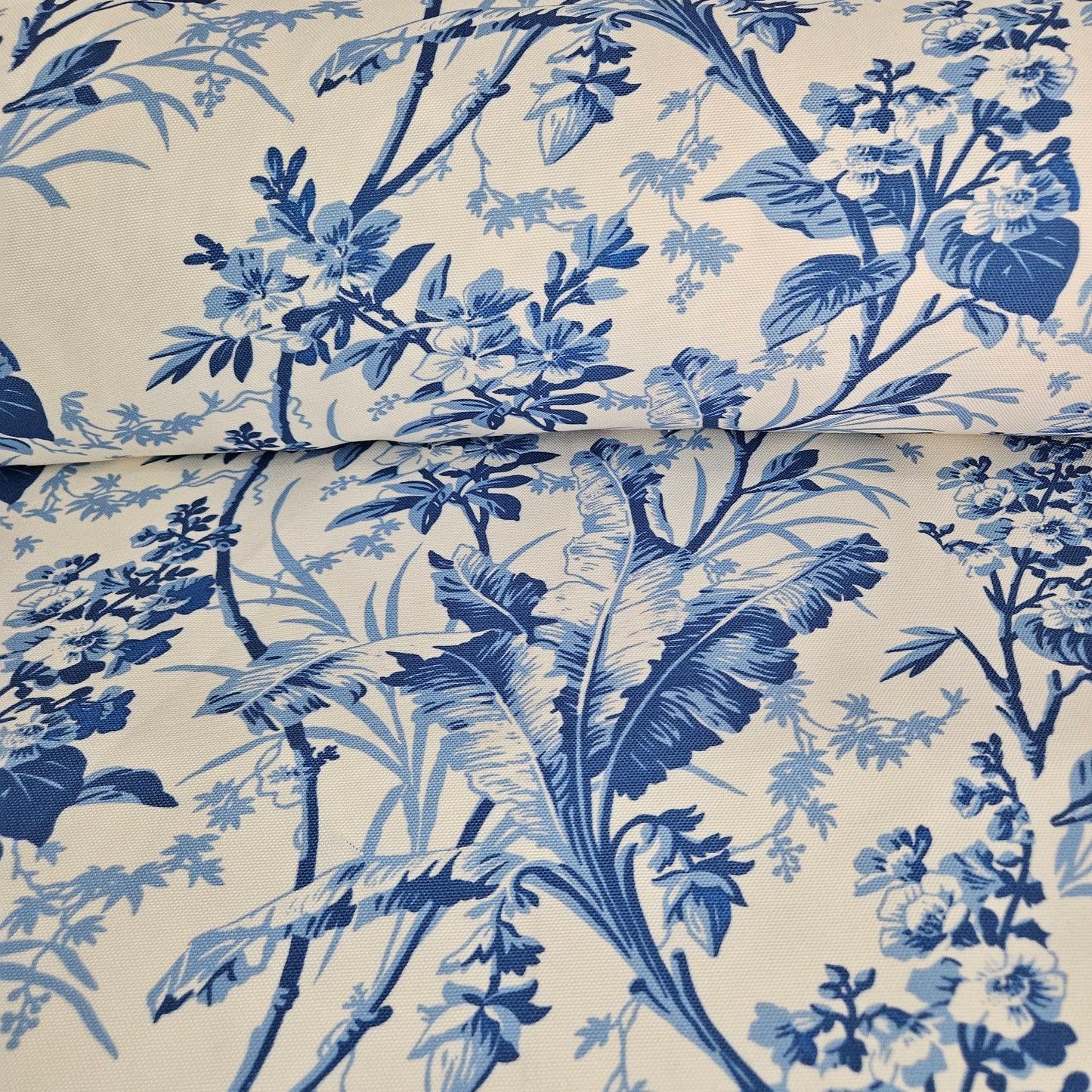 Half Panama Doble Ancho - Wallpaper fernbrook Azul