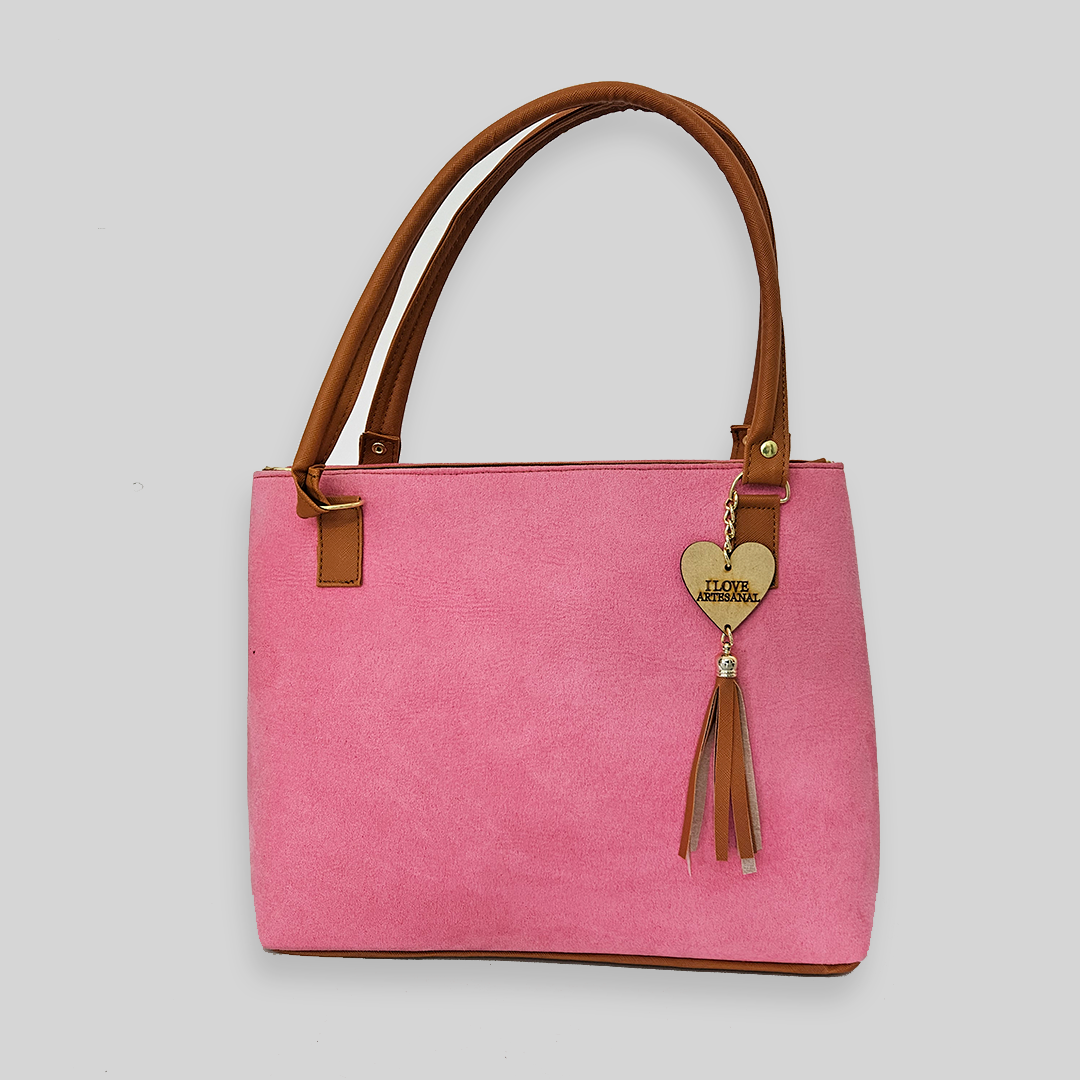 Bolsa artesanal - Rosa Sue