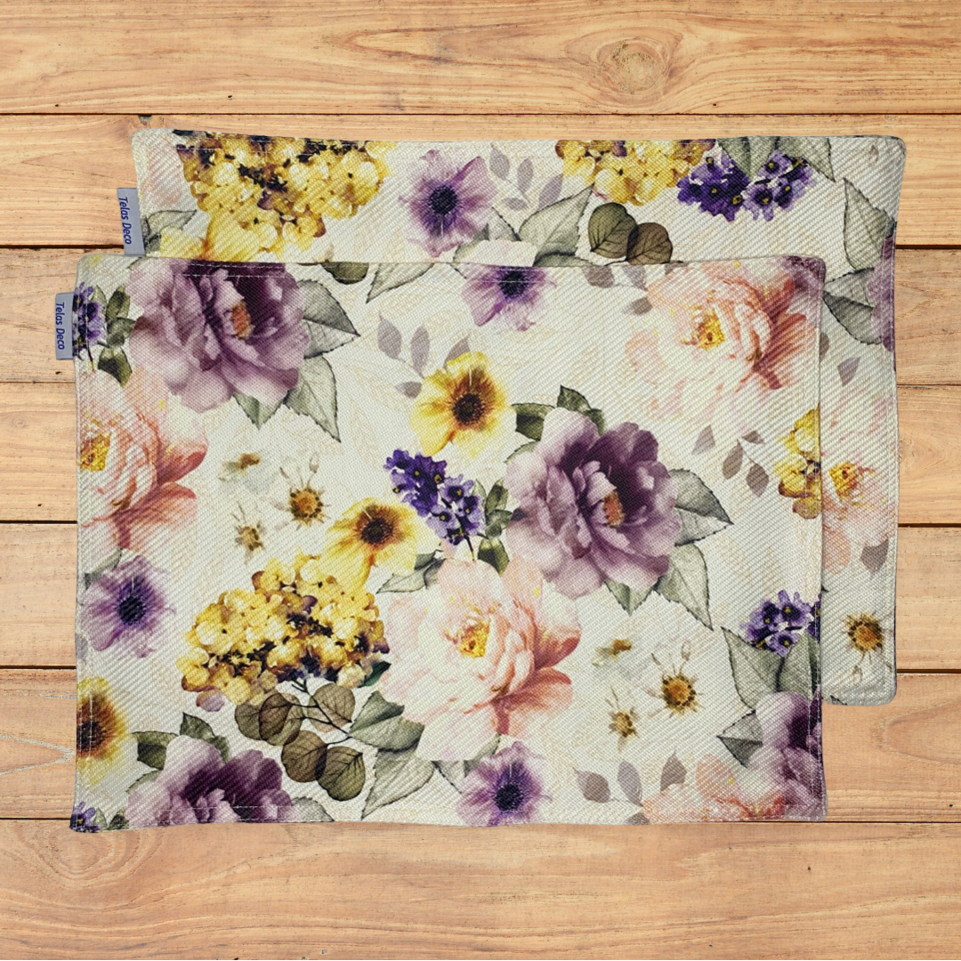 Mantel Individual - Fleur Principal