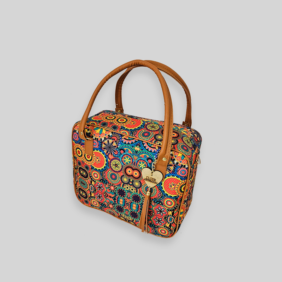 Bolsa artesanal - Círculos