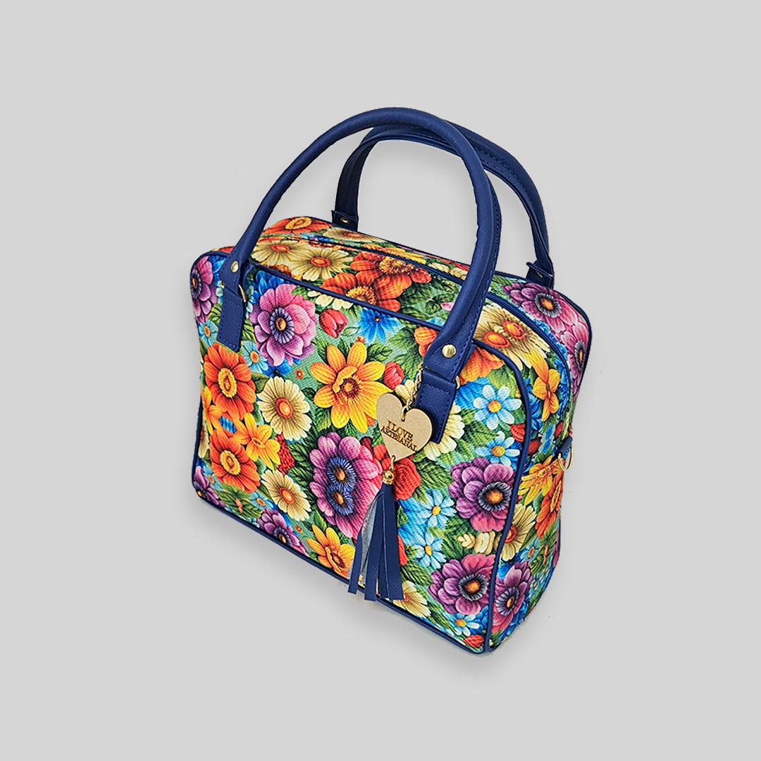 Bolsa artesanal - Flor Real