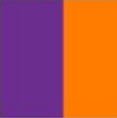 Half panama raya 4cm Naranja morado