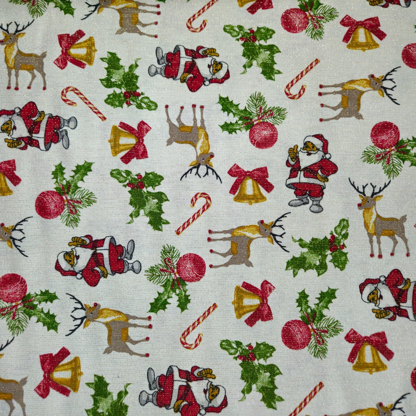Loneta Lurex Doble ancho - Santa Claus