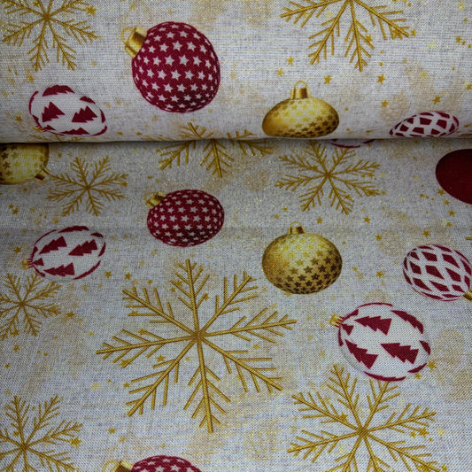 Half Panama Lurex - Esferas y copos lino