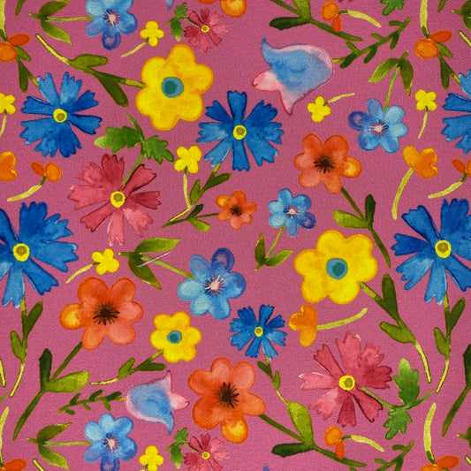 Tela Popelina- Flora #11