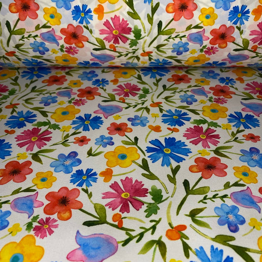 Tela Popelina- Flora #12