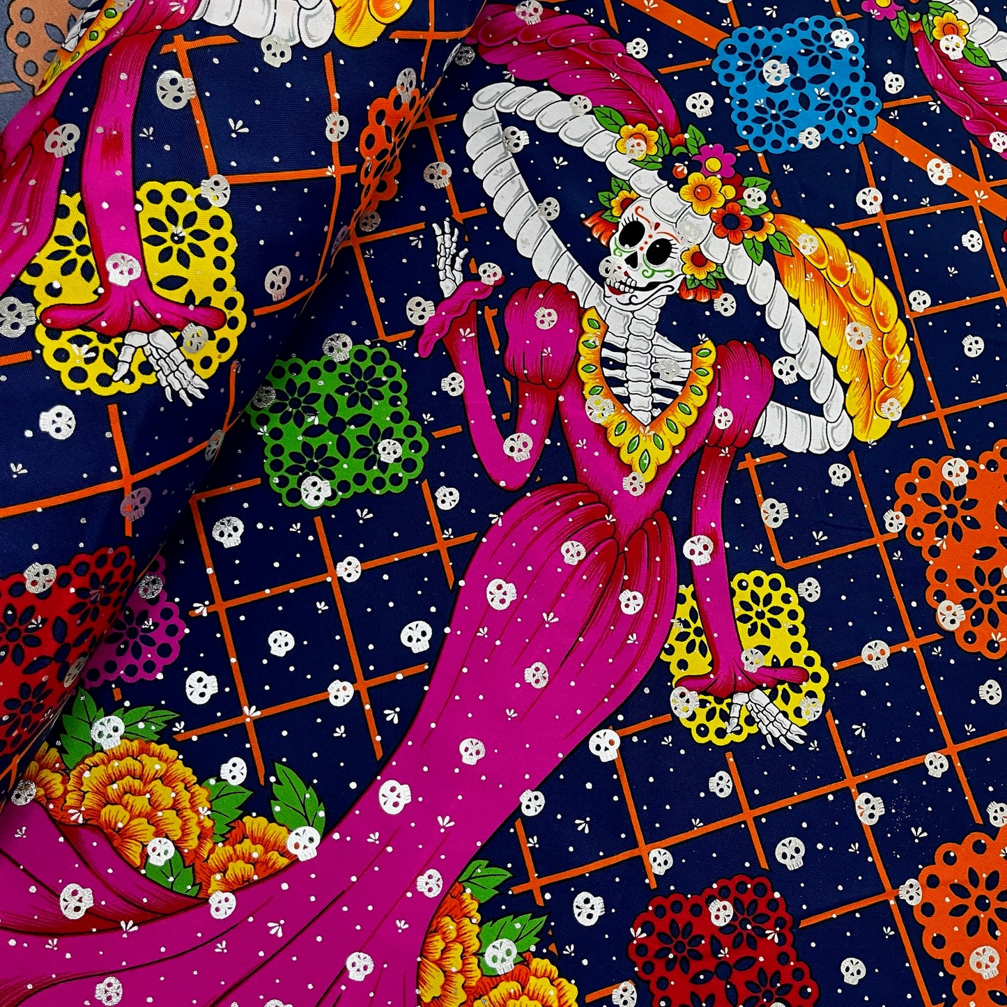 Foil Muertos - Señora Muerte Azul