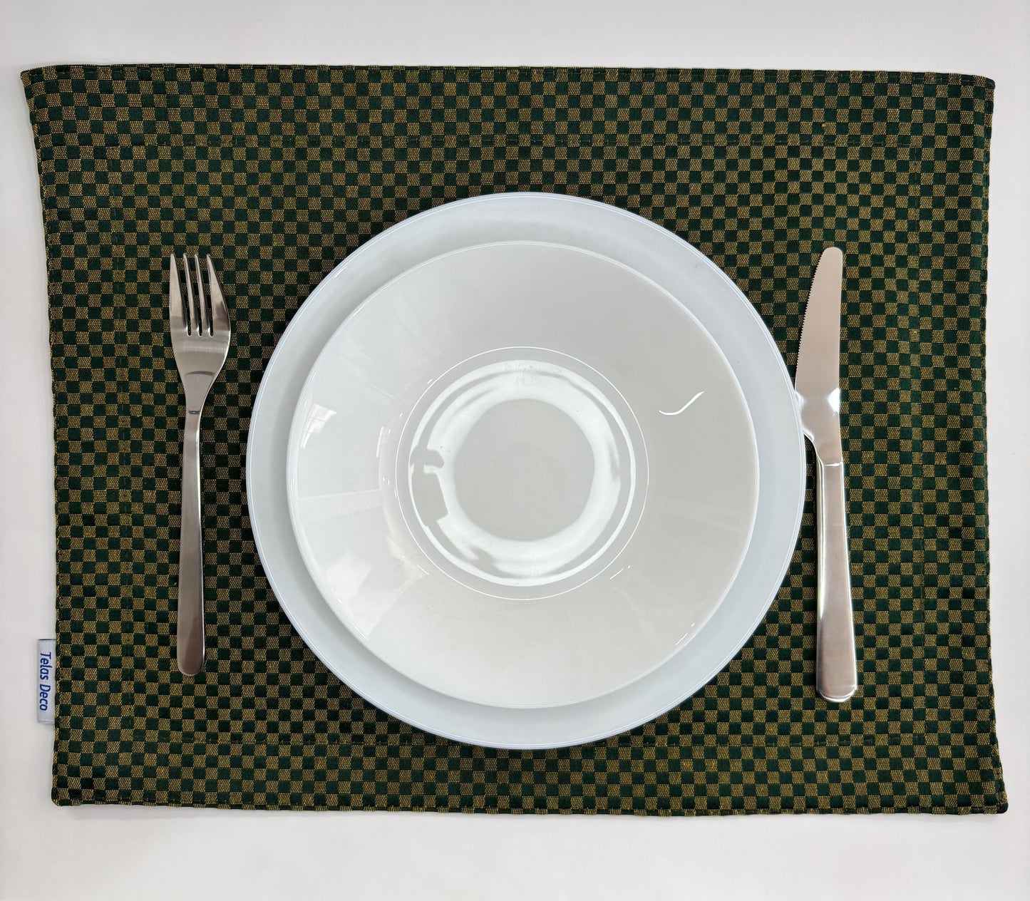 Mantel Individual - Dominó Verde