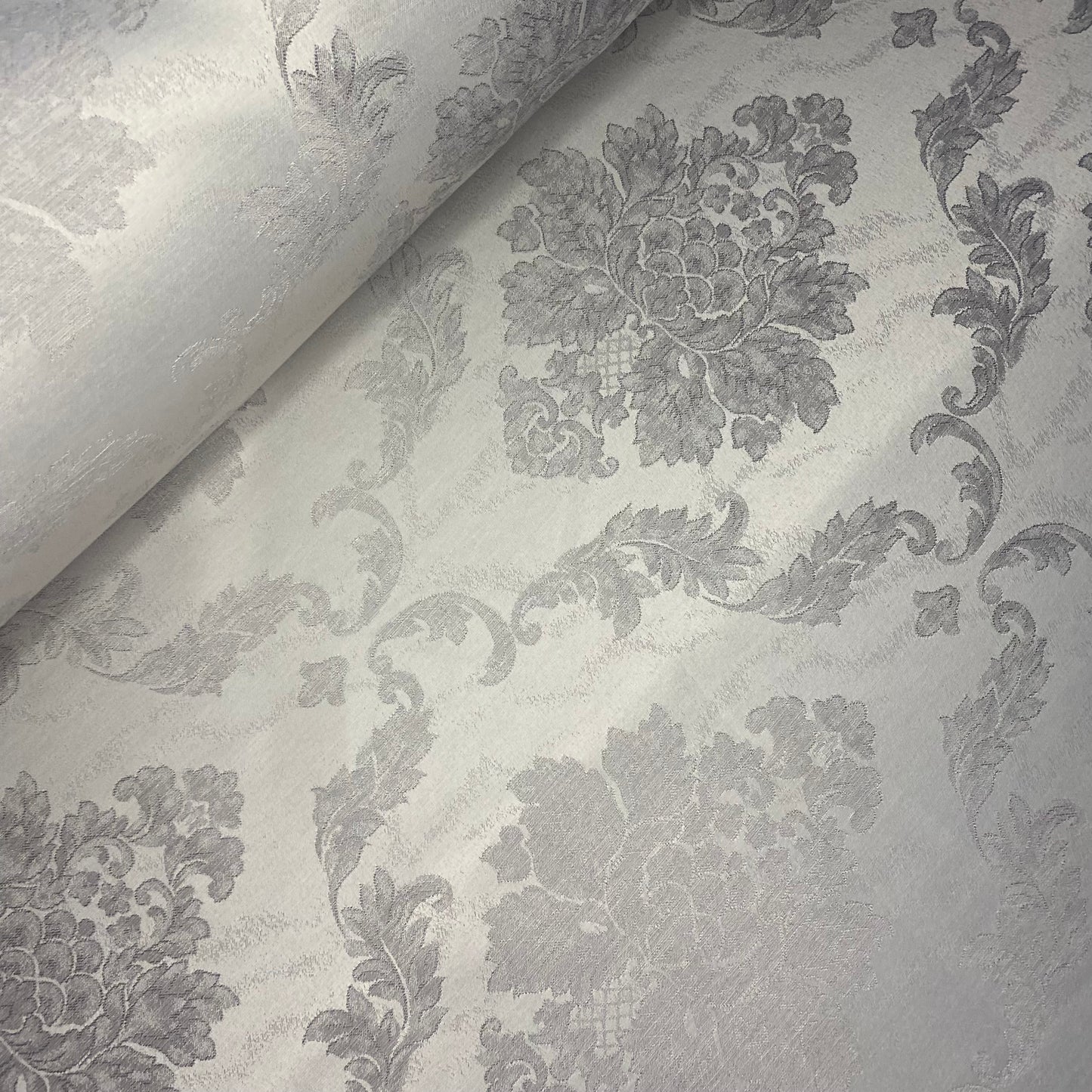 Jacquard Medallón - Gris