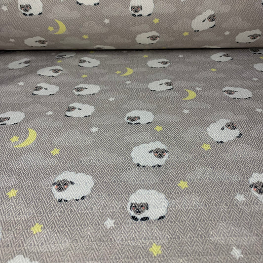 Tela Maya - Bebé oveja gris