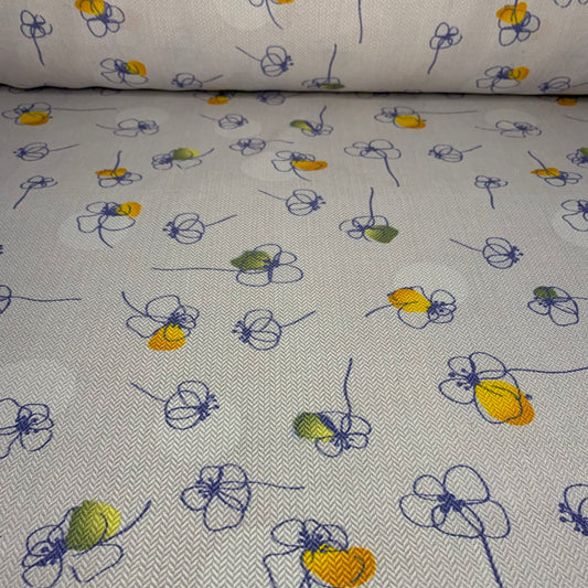 Tela Salary- Primavera gris ama