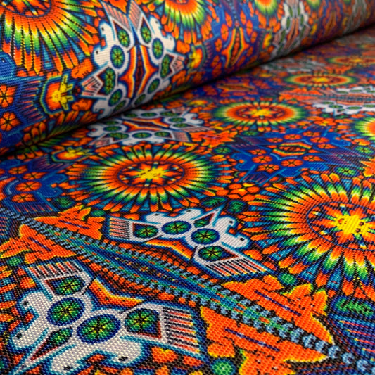 Tela Azteca- Sol huichol