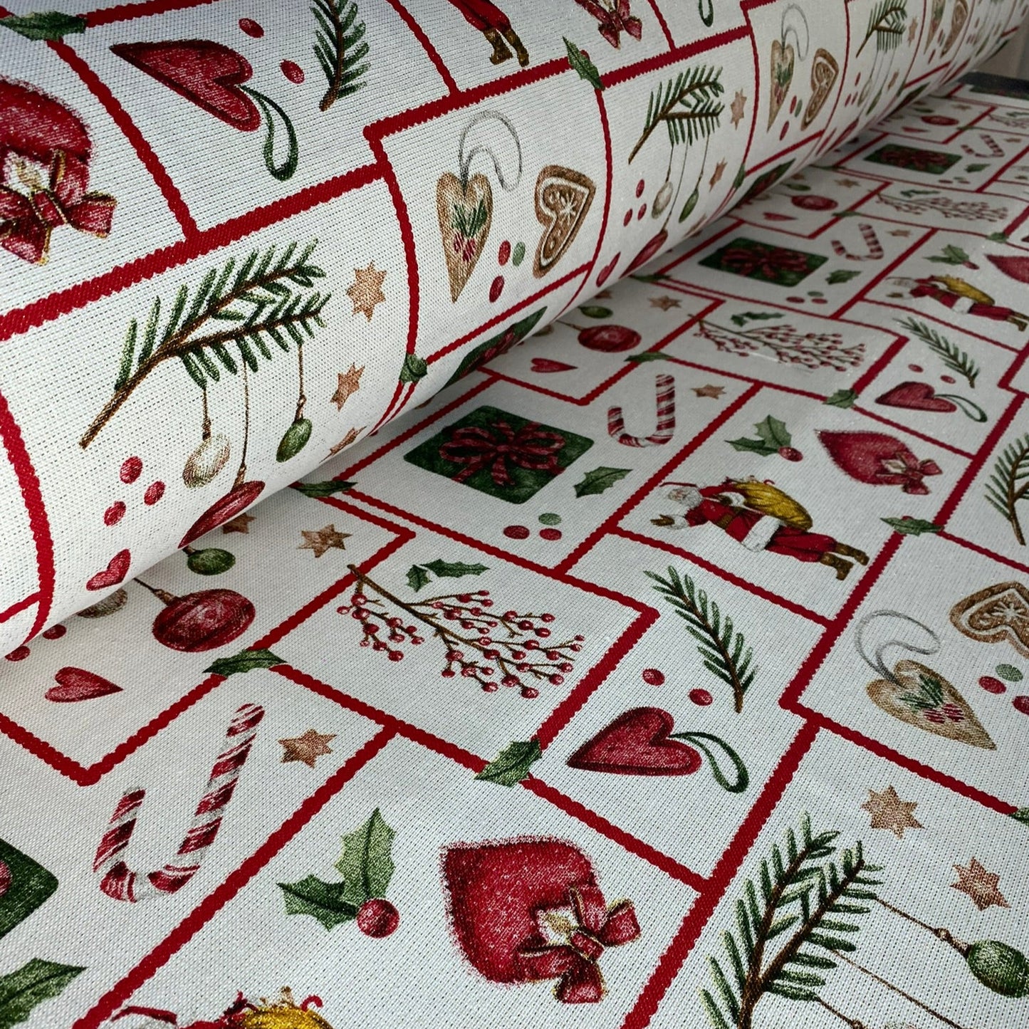Panama Navidad Lurex Baston Navidad