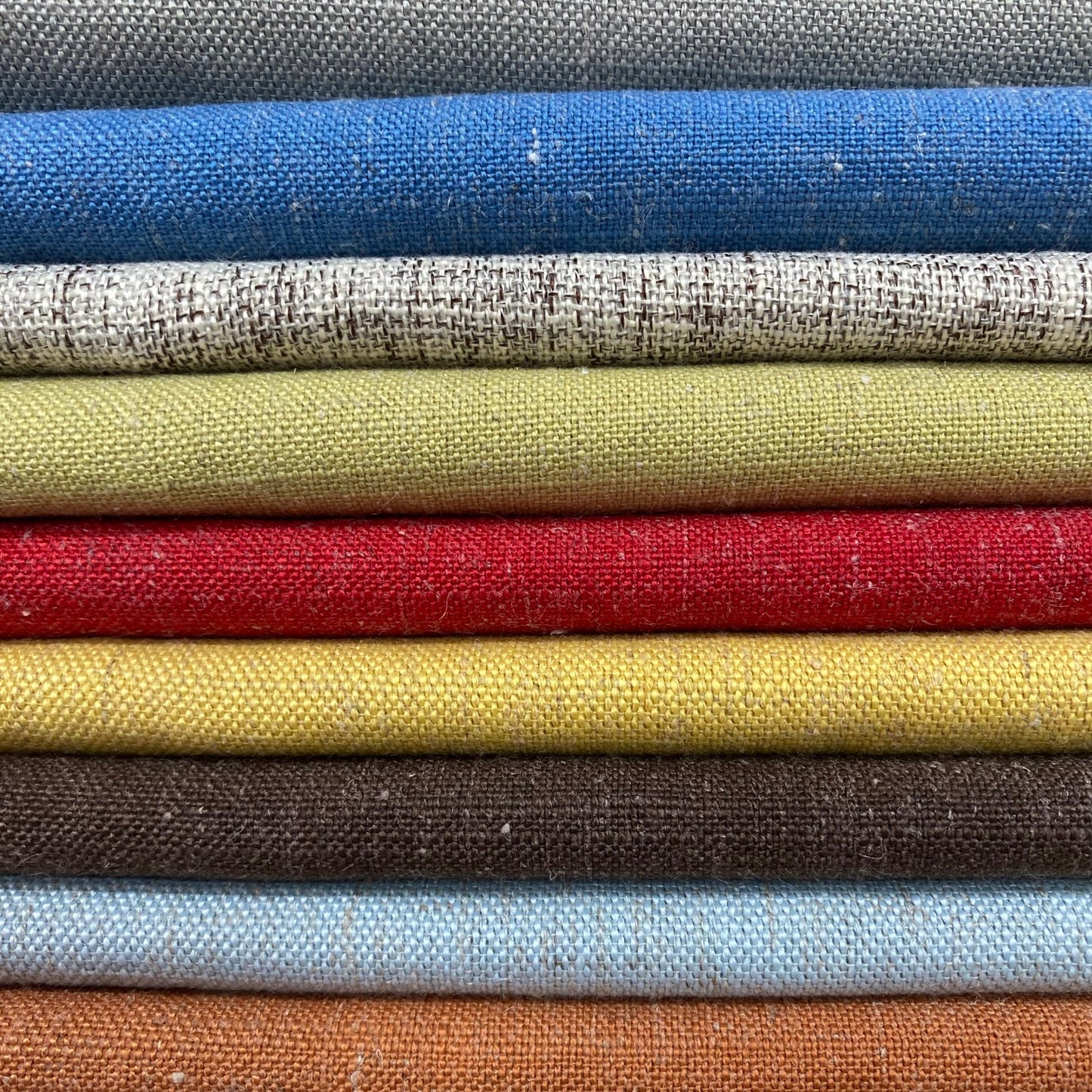 Tela lino Tapicería Gris