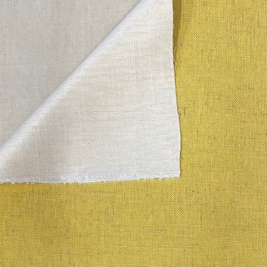 Tela lino TapicerĂa Mostaza