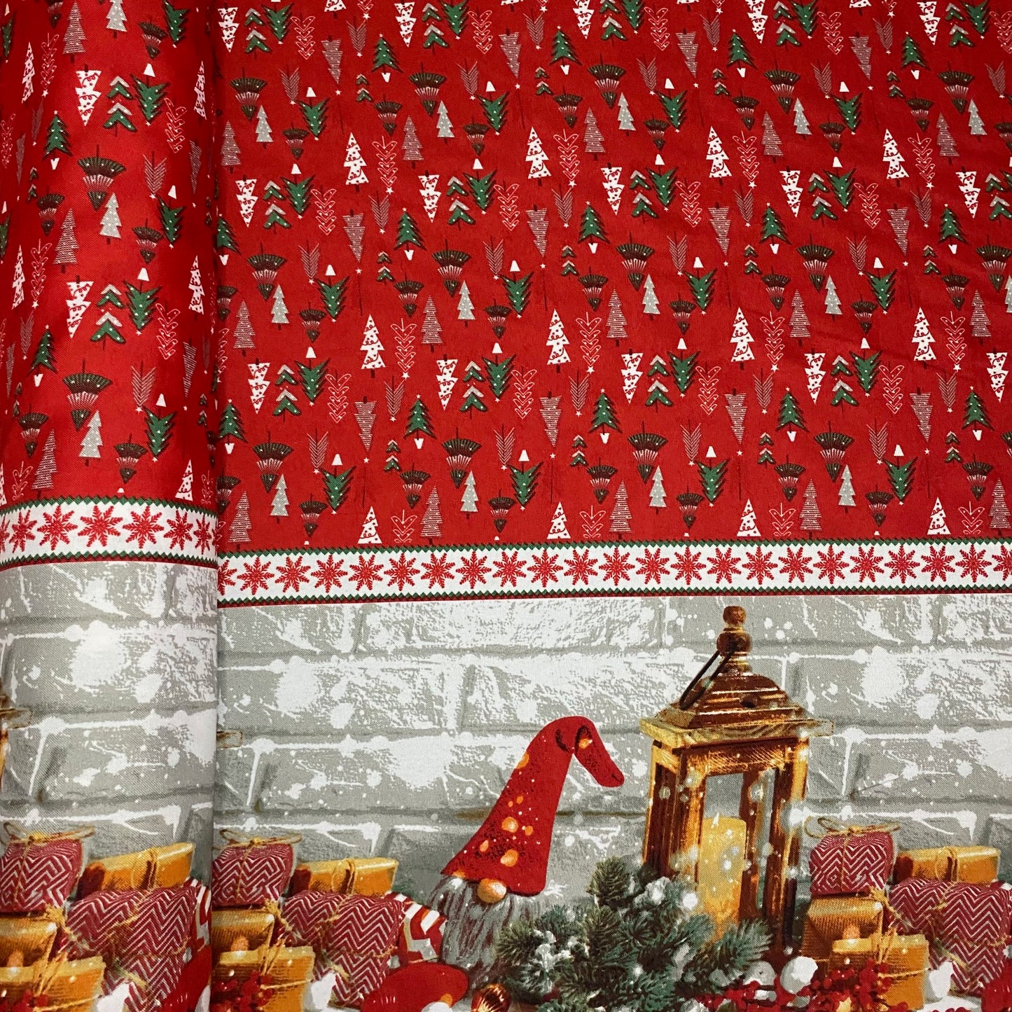 Tergal Navideño - Duende y árbol