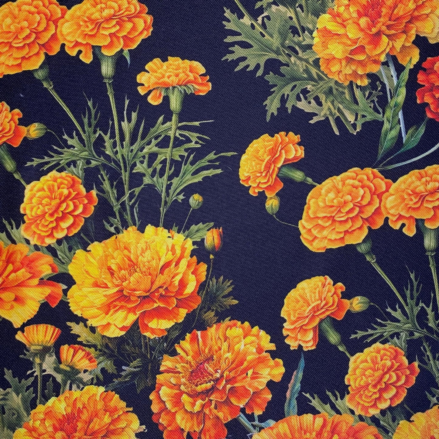 Half panama Cempasuchil fondo negro