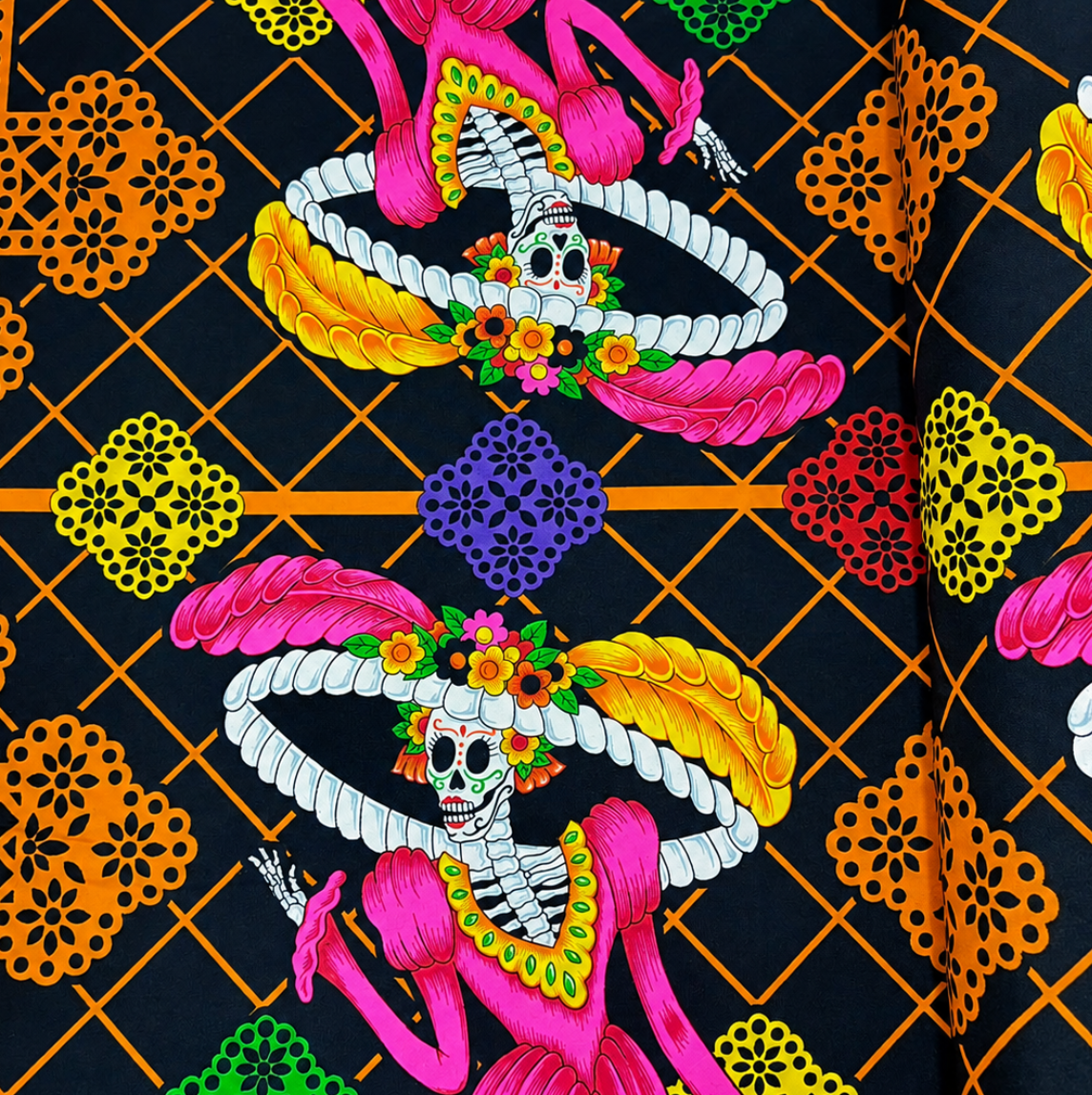 Tergal Señora Muerte Fondo Negro