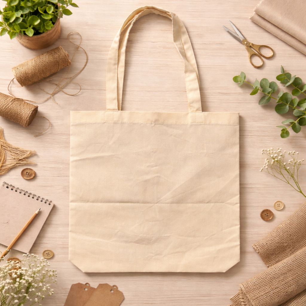 Bolsa de manta cruda