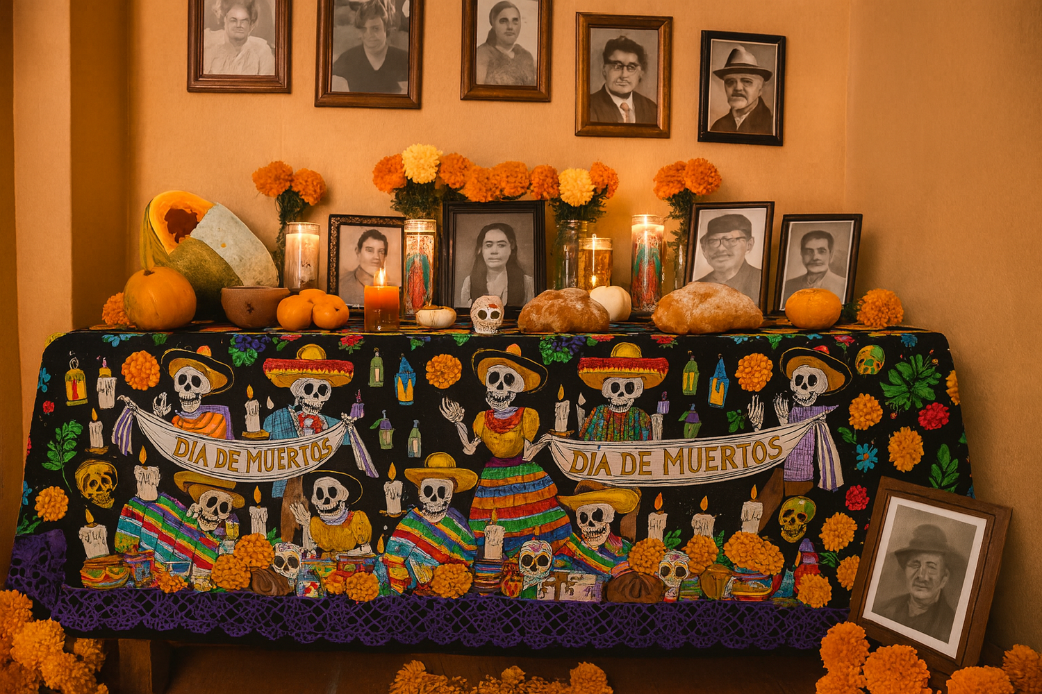 Manteles para ofrendas