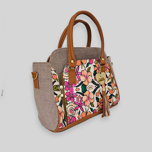 Bolsa artesanal - Primavera vintage