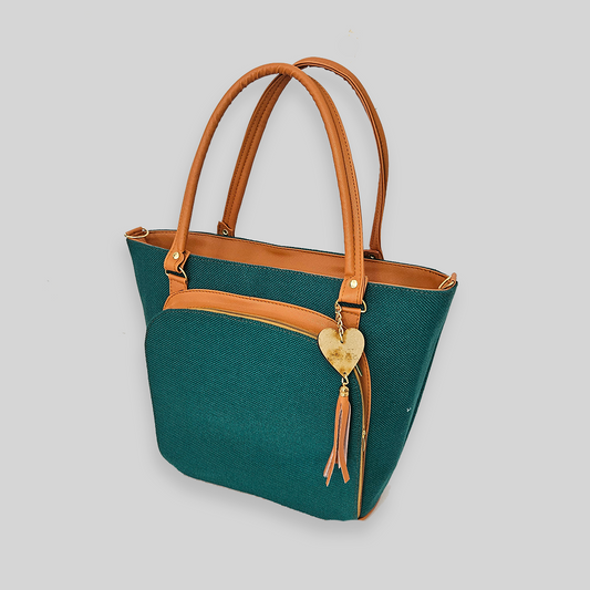 Bolsa artesanal - Verde AQ