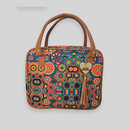 Bolsa artesanal - Círculos