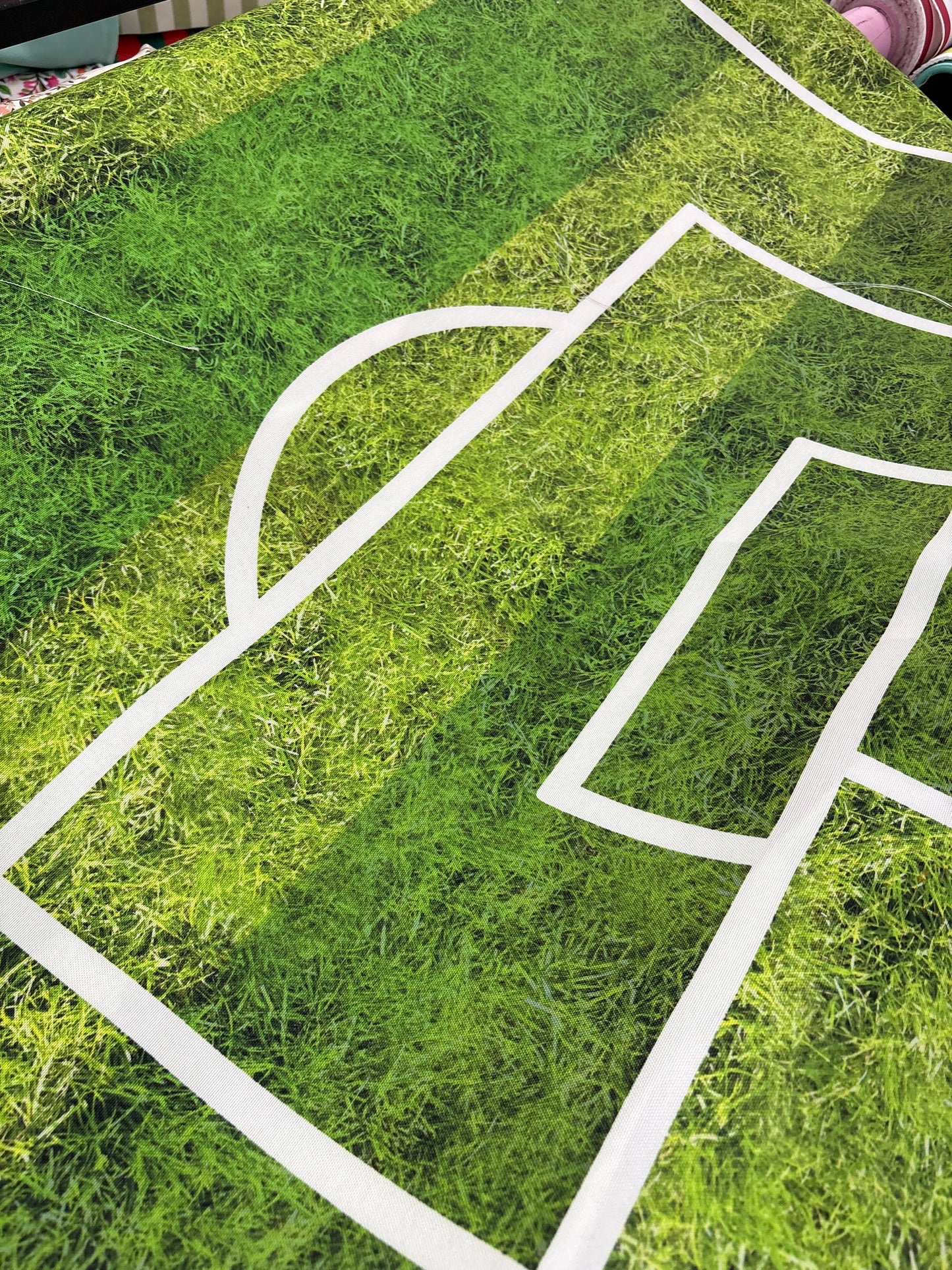 Cancha futbol (lienzo de tela 2.50m)
