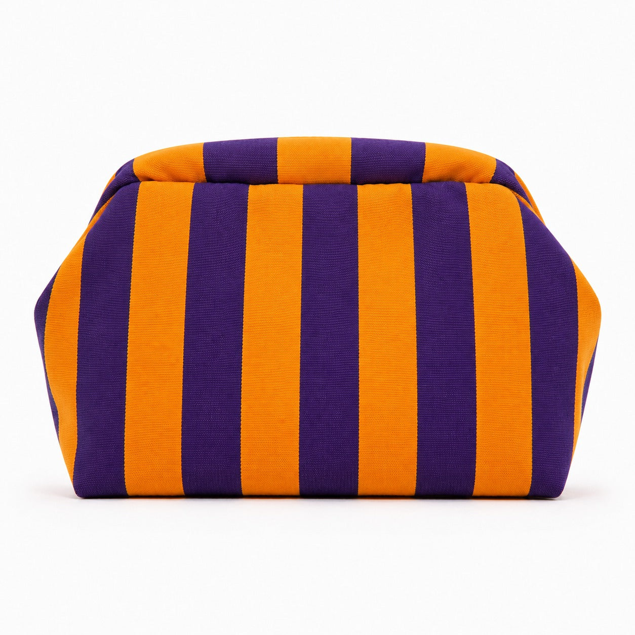 Bolsa Clutch Half Panama Rayas Naranja Morado