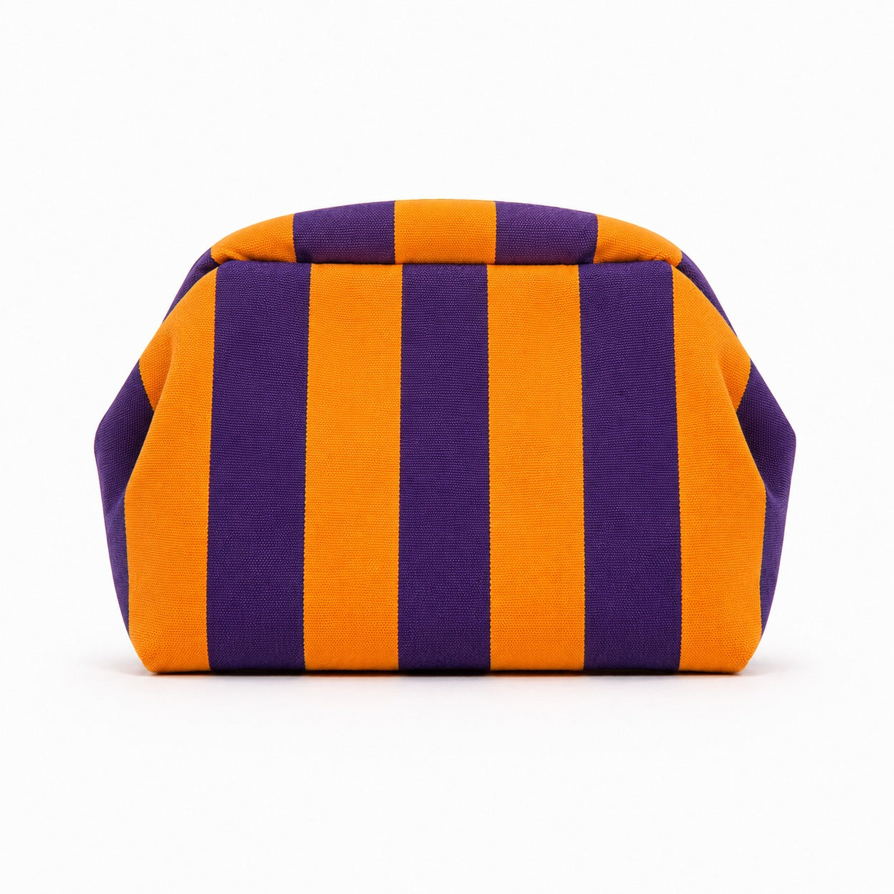 Bolsa Clutch Half Panama Rayas Naranja Morado