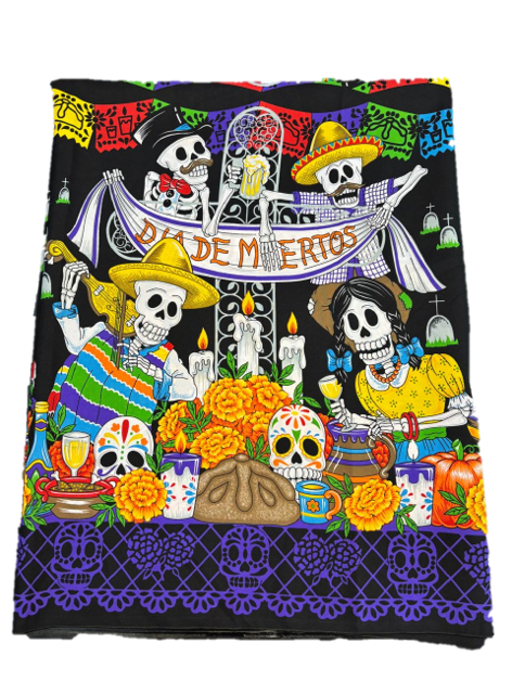 Mantel Borrachitos Negro