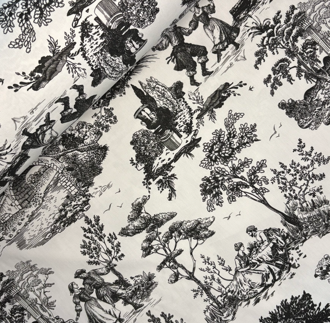 Arden Toile Negro 280cm de ancho