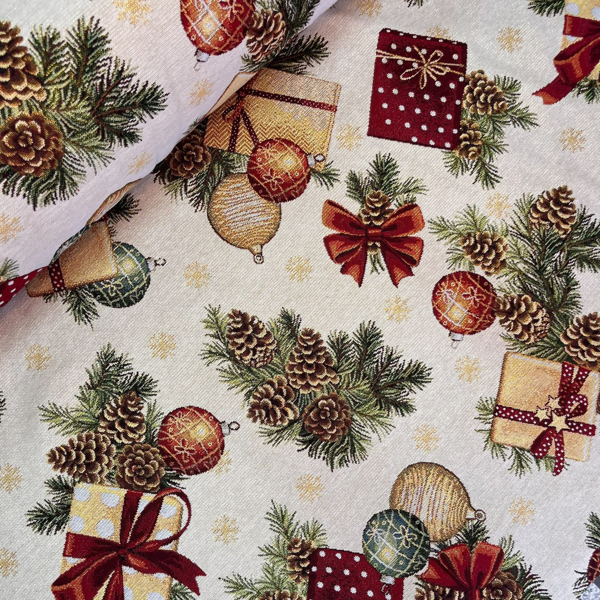 Gobelino Navidad Lurex Regalos