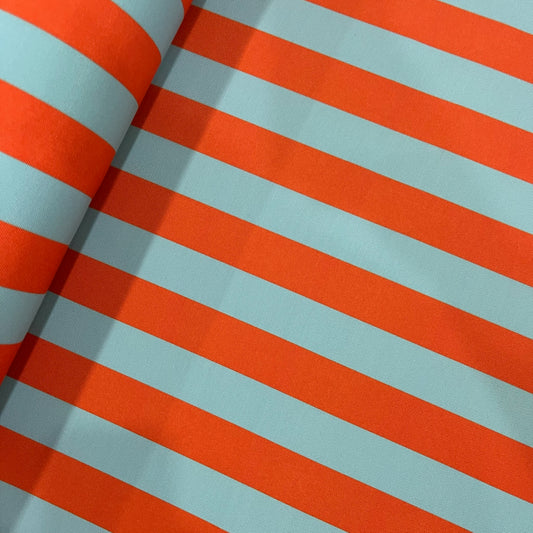 Half panama raya 4cm Naranja azul 2