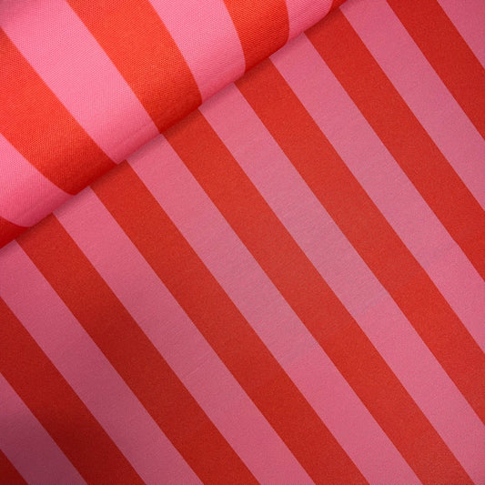 Half panama raya 4cm Rojo rosa