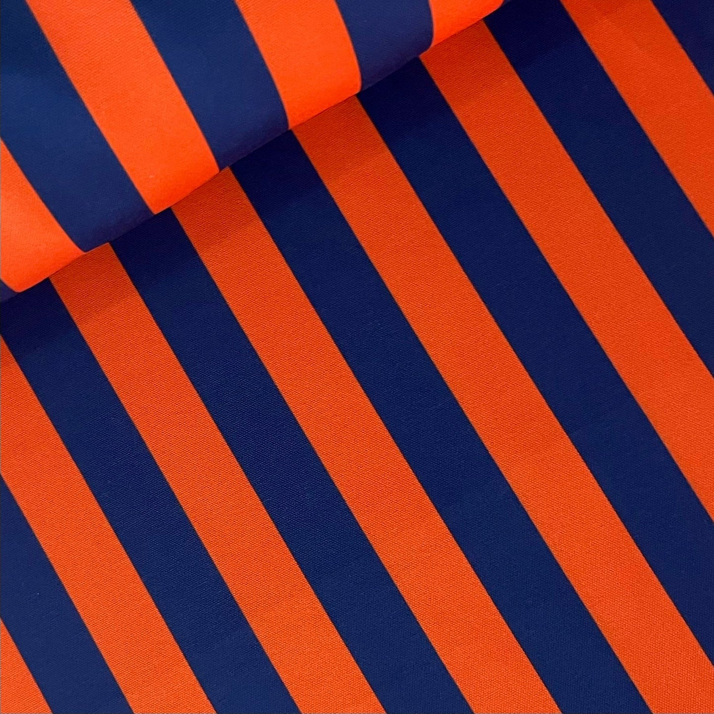 Half panama raya 4cm Naranja azul