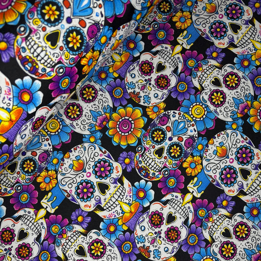 Tergal calavera y vela