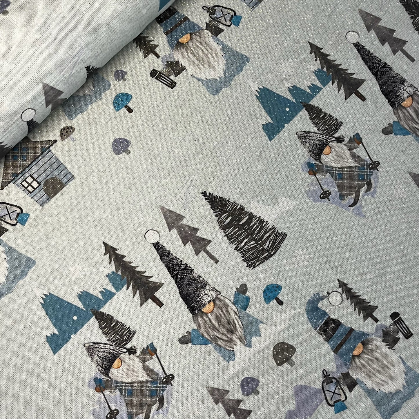 Half panama Lurex Gnomos