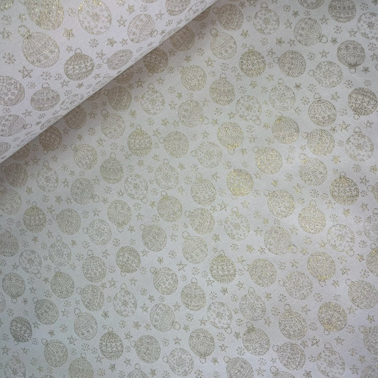 Jacquard Navidad Lurex - Holiday Oro
