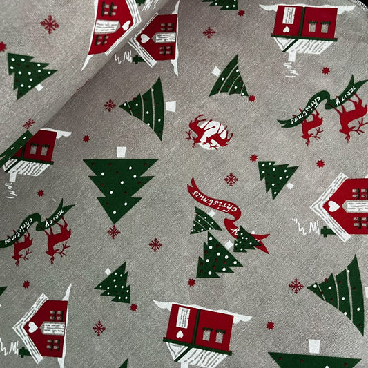 Loneta Nadal - Casitas Navidad